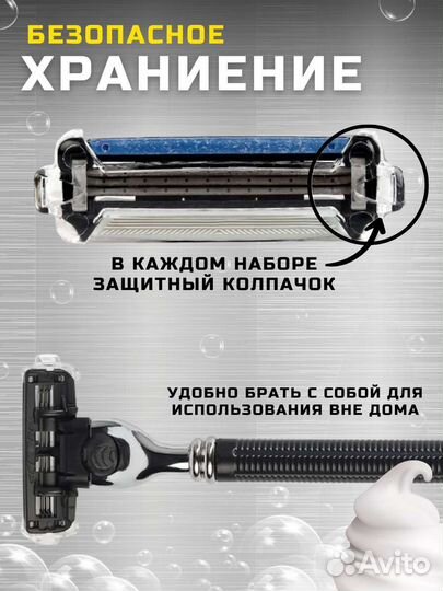 Станок для бритья +2 сменные кассеты