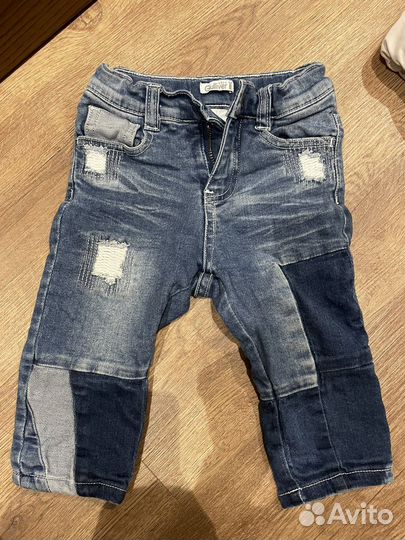 Джинсы для мальчика 80 gulliver
