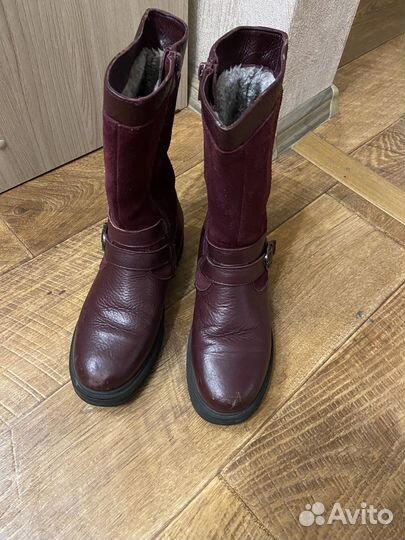 Сапоги зимние на девочку 35