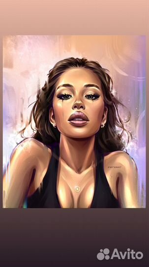 Цифровой стилизованный портрет на заказ