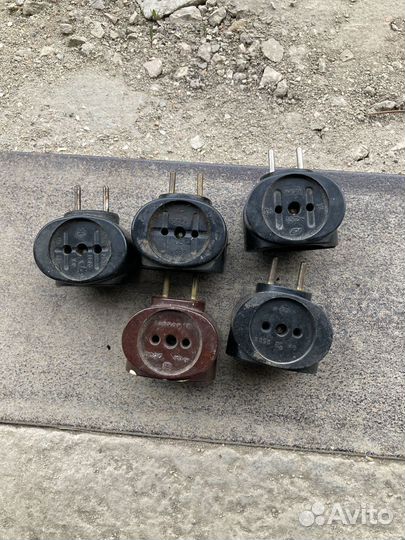 Розетки тройники СССР