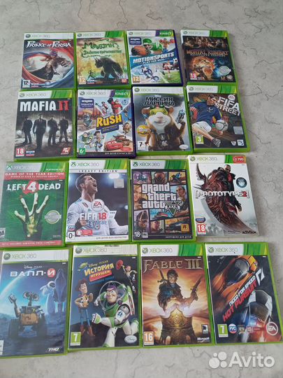 Игры на Xbox 360 разные