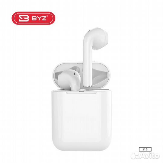 Bluetooth гарнитура BYZ i18 TWS White