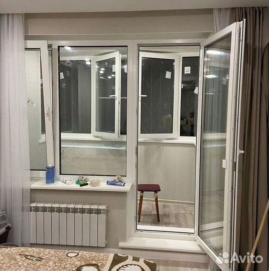 Окно с установкой