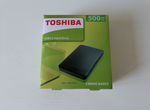 Внешний жёсткий диск Toshiba Canvio Basics 500gb
