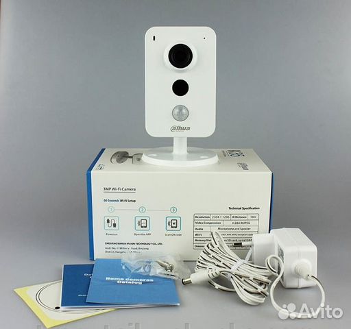 Сетевая миниатюрная IP Видеокамера (Wi-Fi)