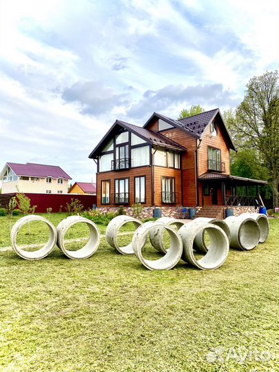 Септики из бетонных колец с подводкой в дом