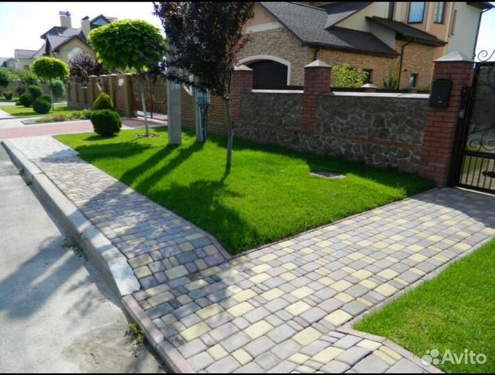 Рулонный газон под ключ Элитный