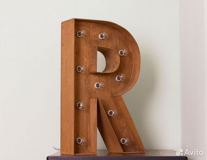 Объемные буквы с подсветкой