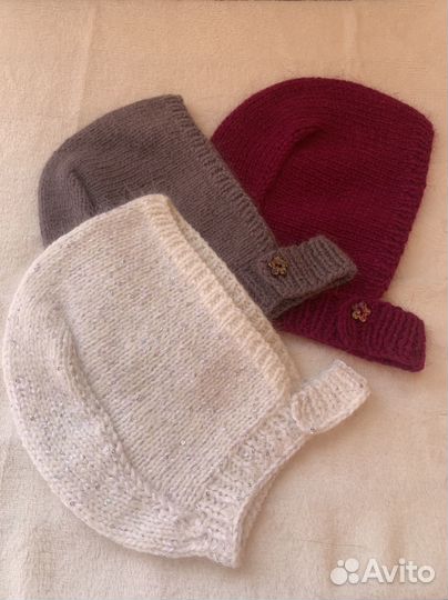 Коточепчик шапка чепчик с ушками devil hat