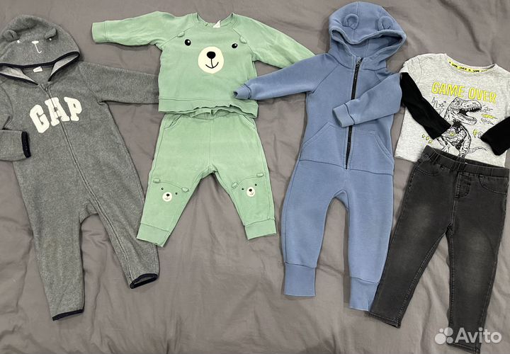 Одежда обувь пакетом на мальчика Zara hm 86-92