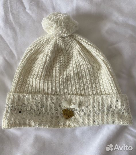 Шапка детская miss blumarine белая