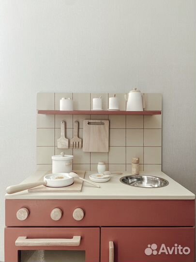 Детская деревянная кухня новая