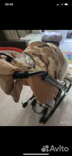 Детские санки коляска