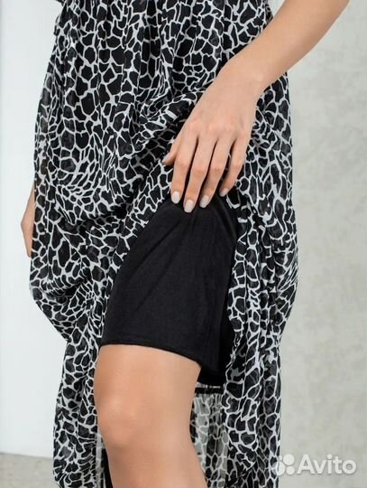 Платье шифоновое, 46