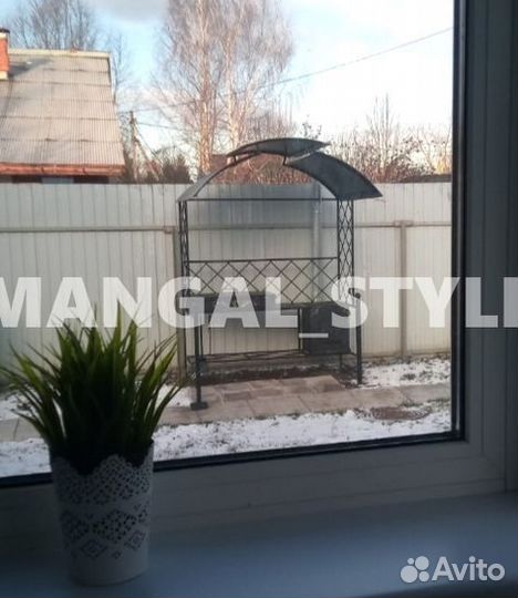 Мангал с крышей