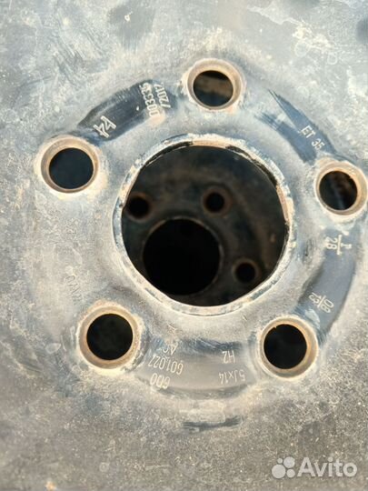 Диски штамповка r14 от wv polo