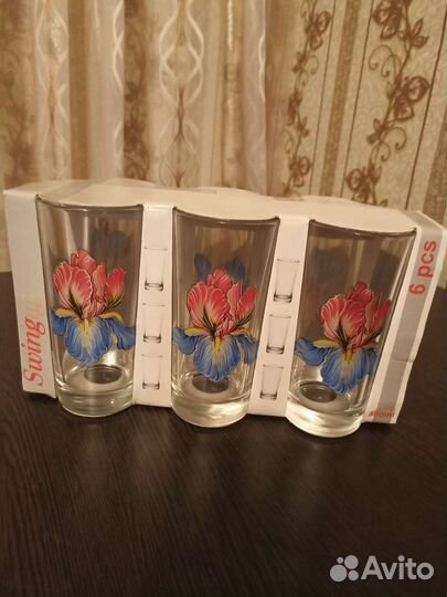 Стаканы для сока 6 шт