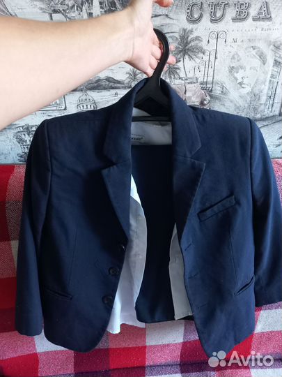 Пиджак школьный для мальчика 140-146