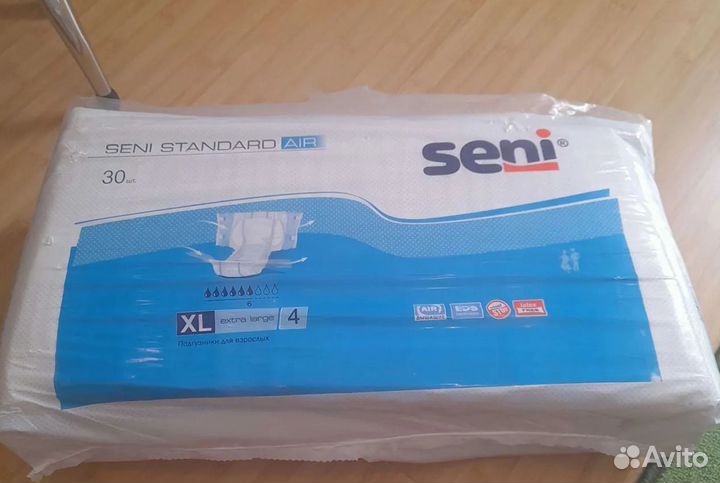 Памперсы для взрослых seni Extra Large (4).6капель
