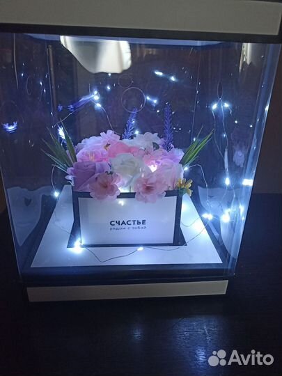 Букет из мыльных роз