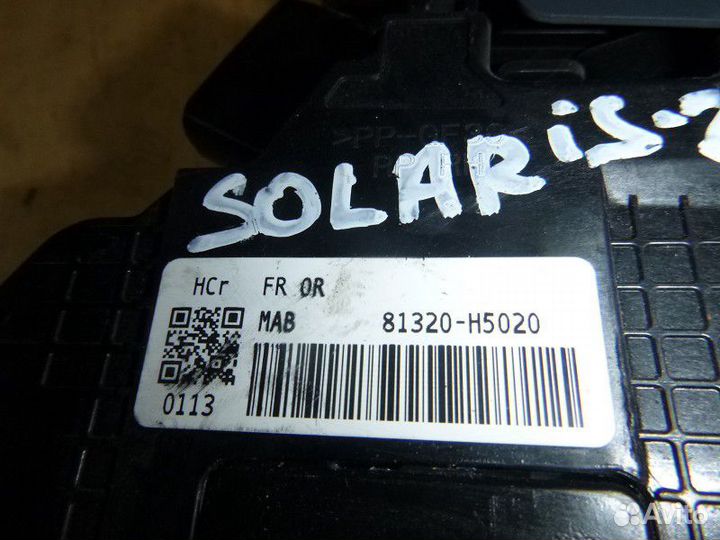 Замок двери передней правой hyundai solaris 2017