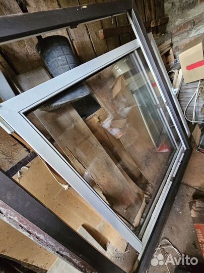 Окно с рамой (стеклопакет)