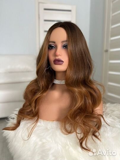 Парик русый длинный