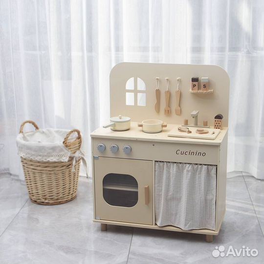 Кухня детская деревянная игровая бренд Cucinino