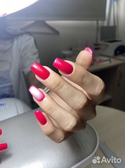 Маникюр+ наращивание ногтей