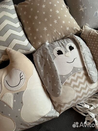 Бортики в детскую кроватку