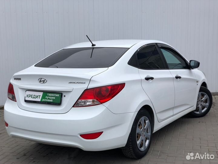 Hyundai Solaris 1.6 МТ, 2013, 155 000 км