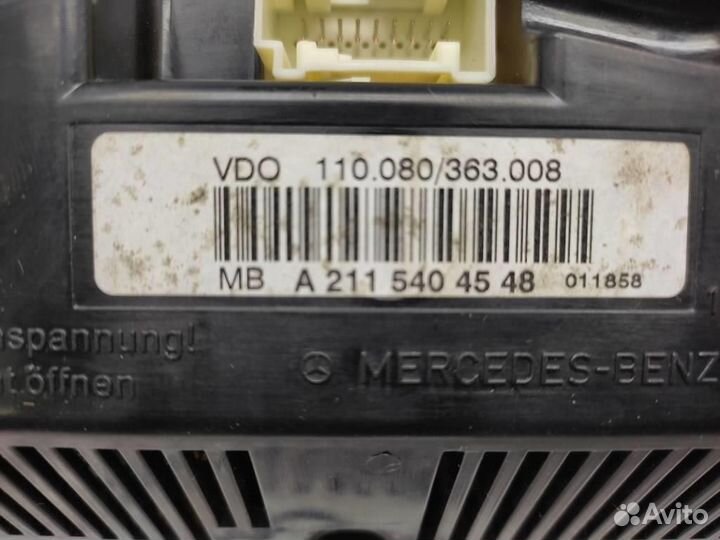 Щиток приборов w211 E-class 629.910 02.2008