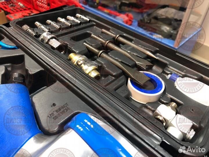 Набор пневмоинструмента 50пр. Rock force