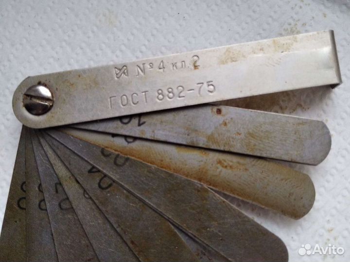 Щупы и радиусные шаблоны СССР