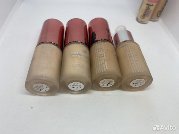 Benefit тональные крема, консилеры и тд