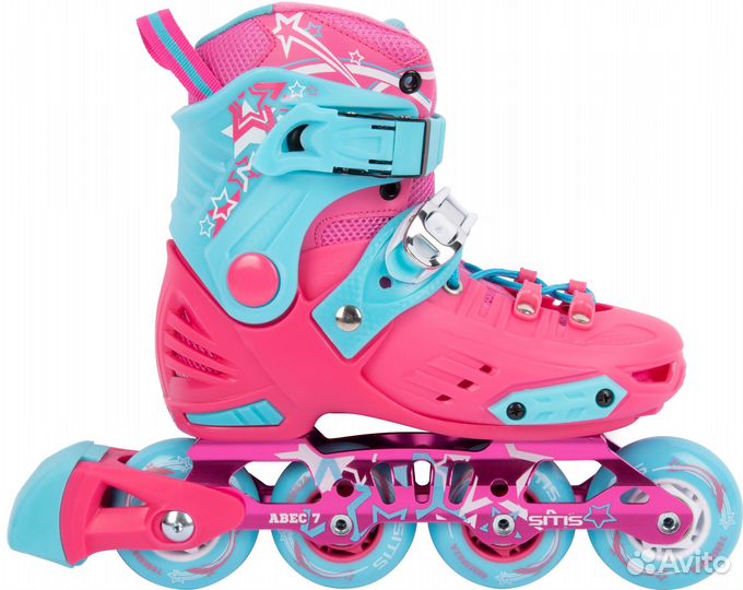 Ролики sitis First Pink-Blue Kra27
