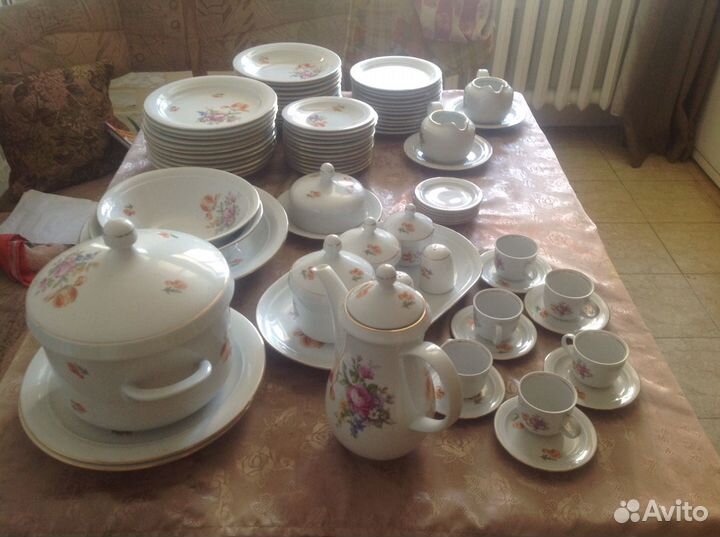 Сервиз столово-кофейный, винтаж