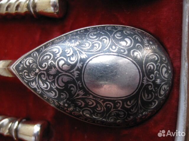 Серебряные чайные ложечки царского периода