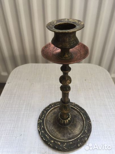 Подсвечник Латунь + медь