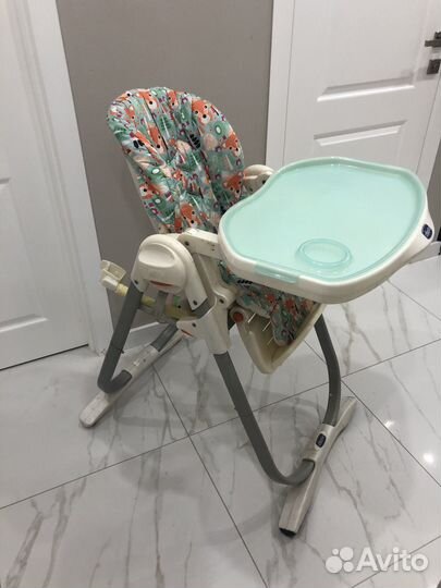 Стульчик для кормления chicco polly magic