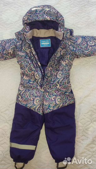 Зимний комбинезон для девочки 86