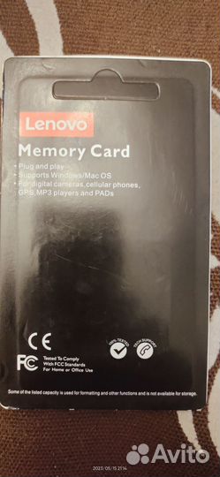 MicroSD 512GB карта памяти Lenovo