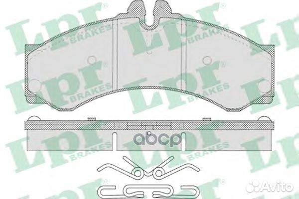 Колодки торм. дисковые 05p633 Lpr