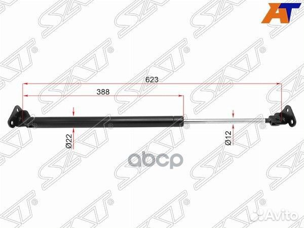 Амортизатор крышки багажника toyota hilux