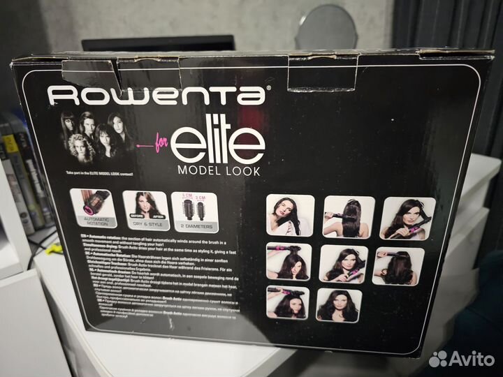 Стайлер для укладки волос rowenta brush activ 1000