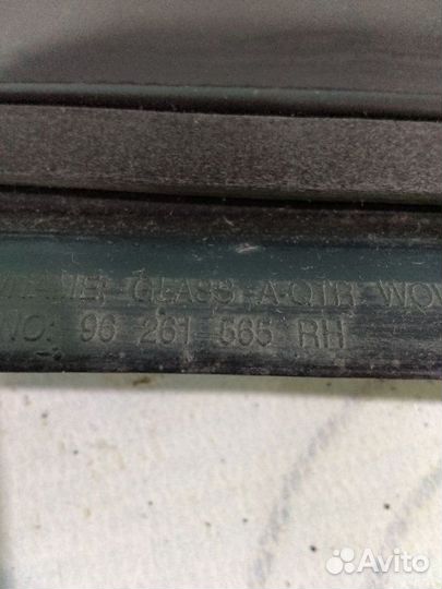 Стекло кузова заднее правое Chevrolet Rezzo