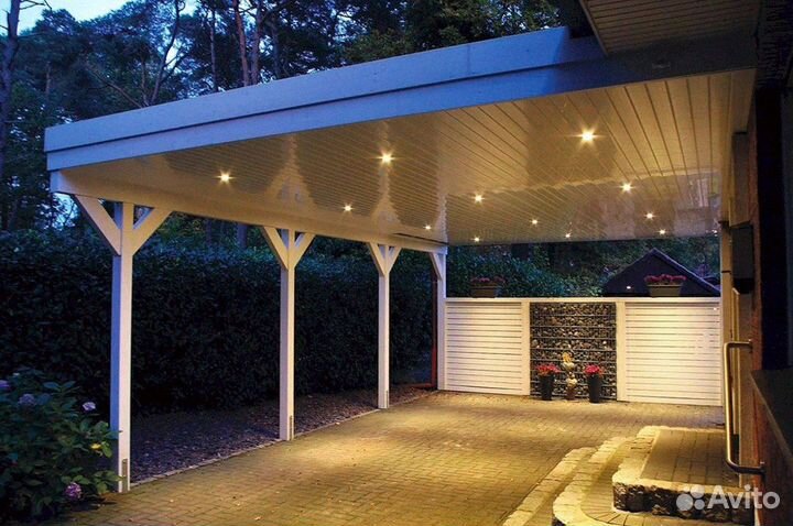 Навес из поликарбоната