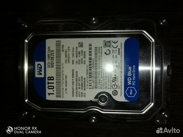Жоский диск на пк 1тб и 640GB