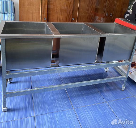 Ванна моечная нержавейка бу